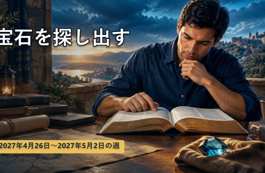 2027年4月26日から5月2日までの週の「宝石を探し出す」