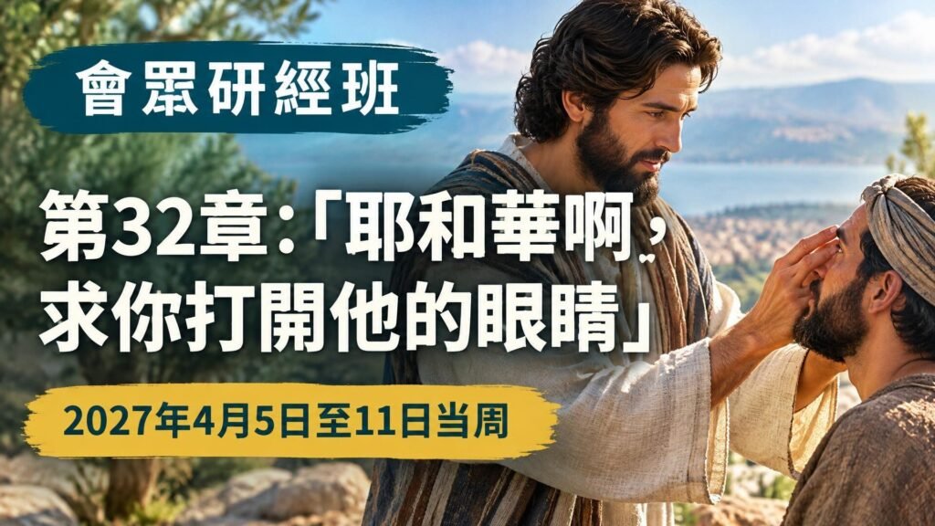 2027年4月5日至11日會眾聖經研究 2027年4月5日至11日會眾聖經研究