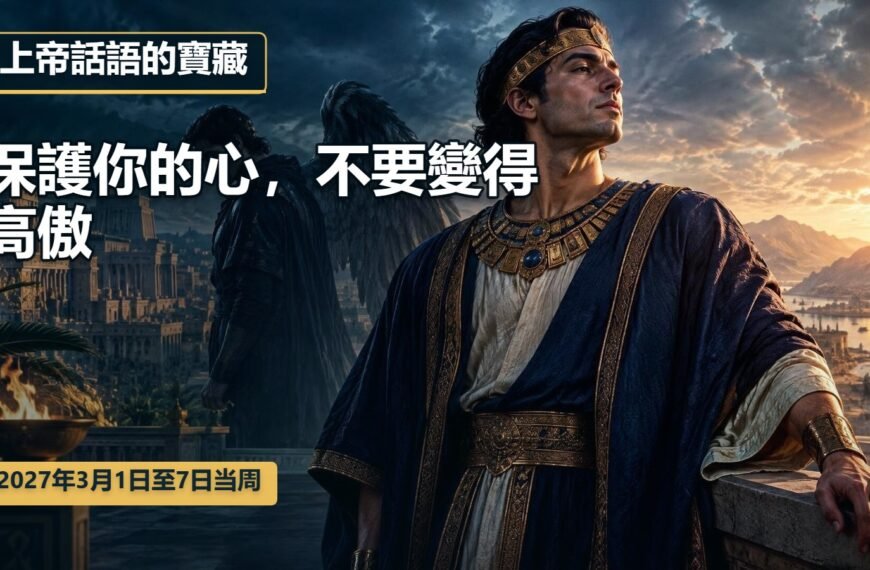 2027年3月1日至7日的上帝話語的寶藏