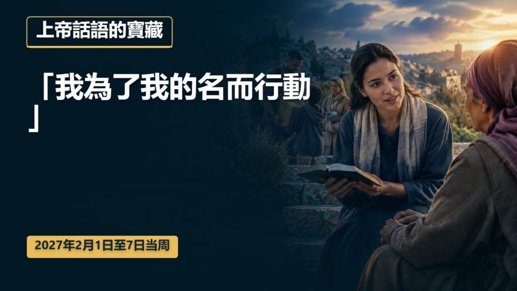 2027年2月1日至7日的上帝話語的寶藏