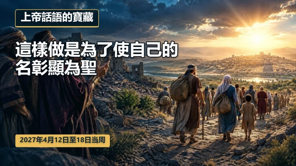 2027年4月12日至18日的上帝話語的寶藏