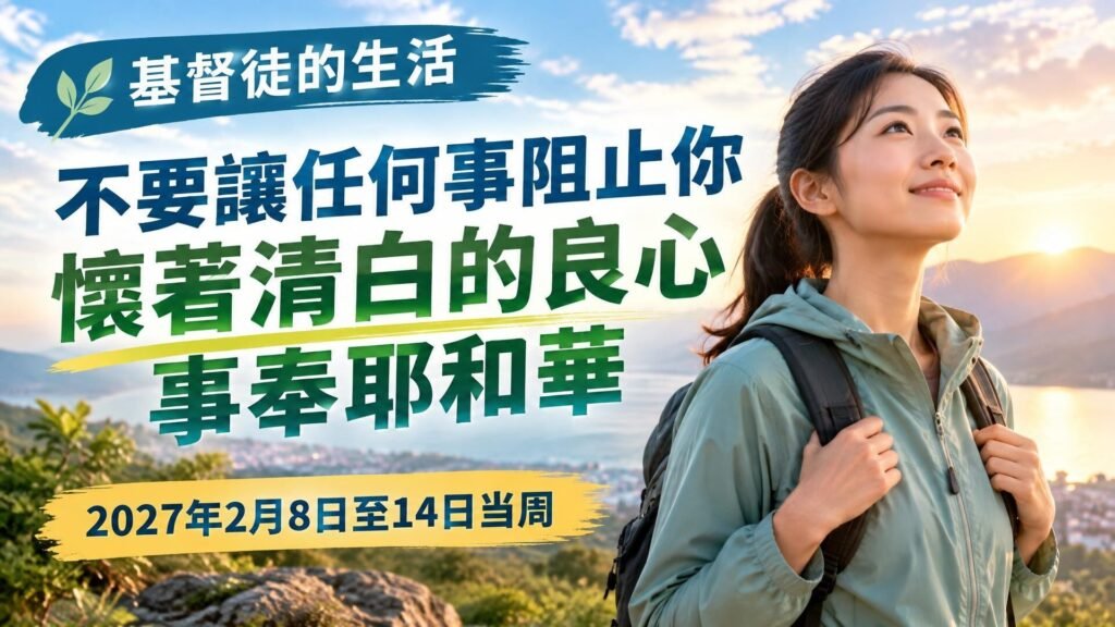 2月8日至14日這一週的我們的基督徒生活