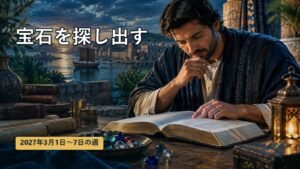 3月1日から7日の週の宝石を探し出す