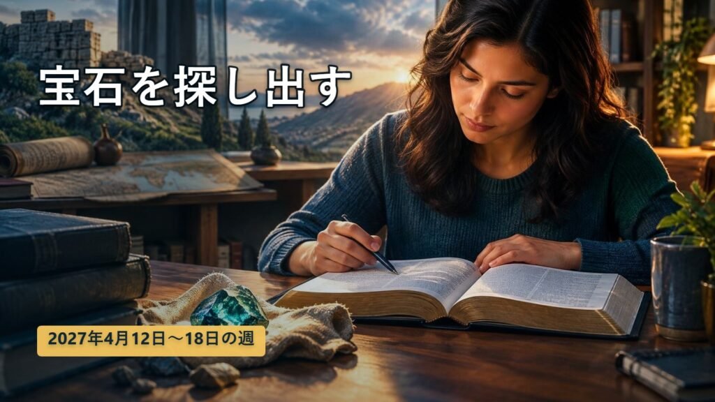 2027年4月12-18日の週の宝石を探し出す