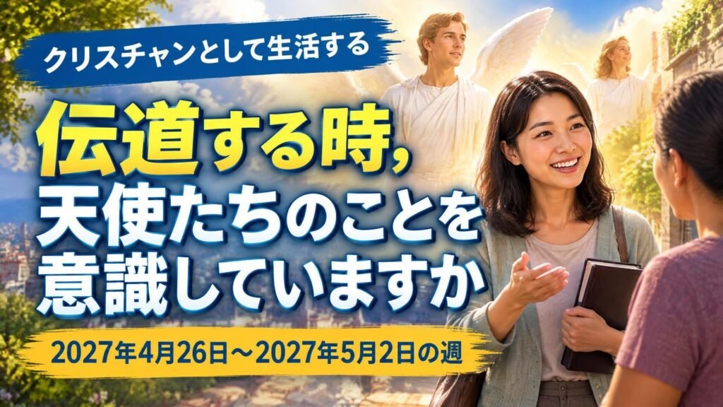 4月26日から5月2日までの週のクリスチャンとして生活する 4月26日から5月2日までの週のクリスチャンとして生活する