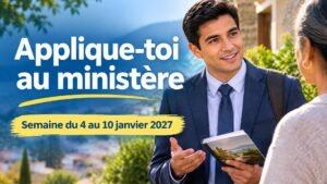 Applique-toi au ministère pour la semaine du 4 au 10 janvier 2027