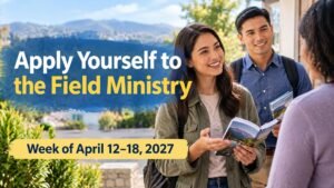 Apply Yourself to the Field Ministry for the Week of April 12-18, 2027