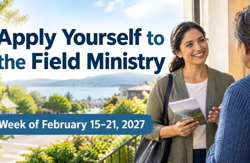 Apply Yourself to the Field Ministry for the Week of February 15-21, 2027
