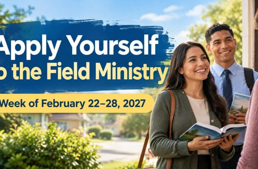 Apply Yourself to the Field Ministry for the Week of February 22-28, 2027