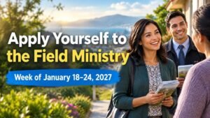 Apply Yourself to the Field Ministry for the Week of January 18-24, 2027