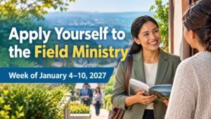 Apply Yourself to the Field Ministry for the Week of January 4-10, 2027