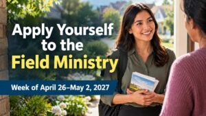 Apply Yourself to the Field Ministry for the Week of April 26–May 2, 2027