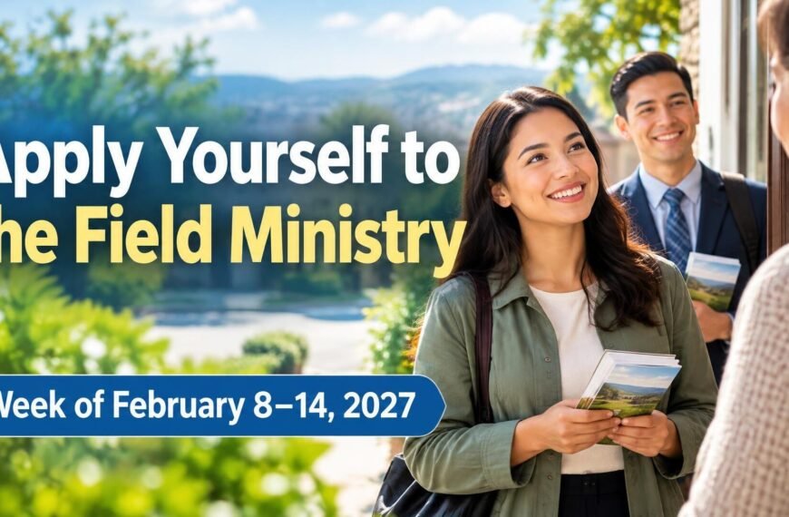 Apply Yourself to the Field Ministry for the Week of February 8-14, 2027