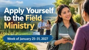 Apply Yourself to the Field Ministry for the Week of January 25-31, 2027
