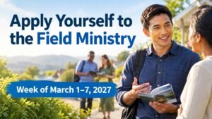 Apply Yourself to the Field Ministry for the Week of March 1-7, 2027