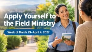 Apply Yourself to the Field Ministry for the Week of March 29–April 4, 2027