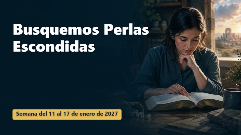 Busquemos Perlas Escondidas para la semana del 11 al 17 de enero de 2027