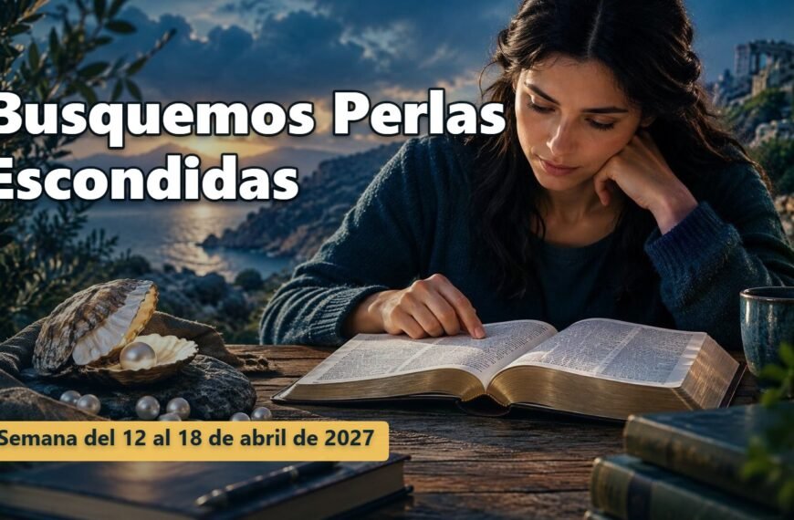 Busquemos Perlas Escondidas para la semana del 12 al 18 de abril de 2027