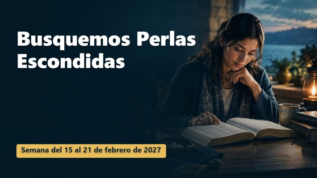 Busquemos Perlas Escondidas para la semana del 15 al 21 de febrero de 2027 Busquemos Perlas Escondidas para la semana del 15 al 21 de febrero de 2027