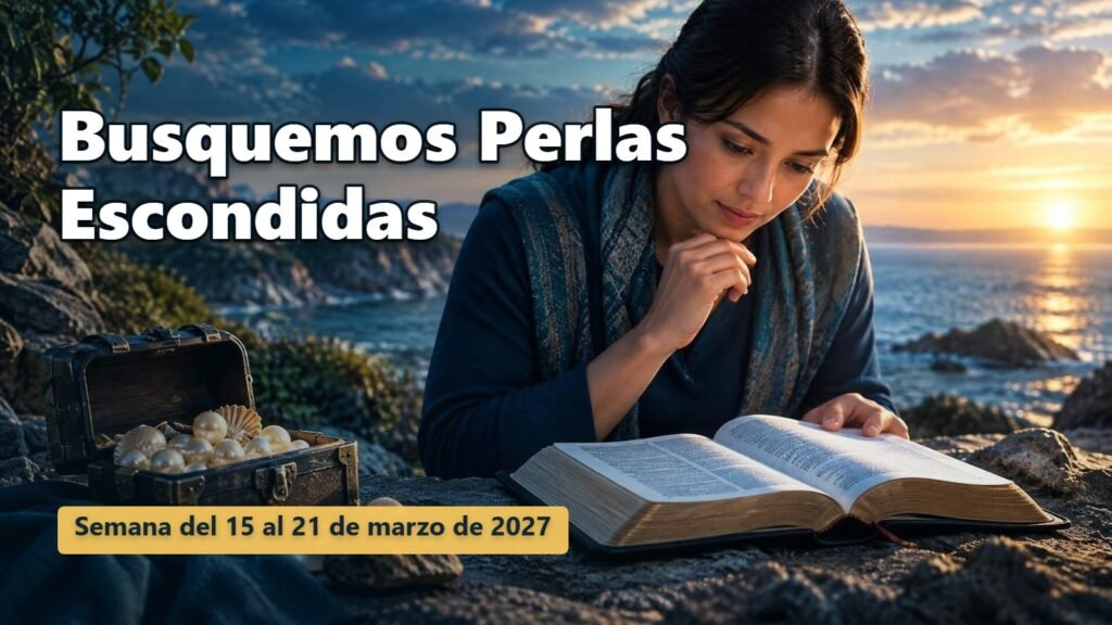 Busquemos Perlas Escondidas para la semana del 15 al 21 de marzo de 2027 Busquemos Perlas Escondidas para la semana del 15 al 21 de marzo de 2027