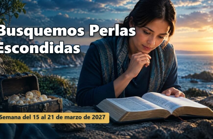 Busquemos Perlas Escondidas para la semana del 15 al 21 de marzo de 2027