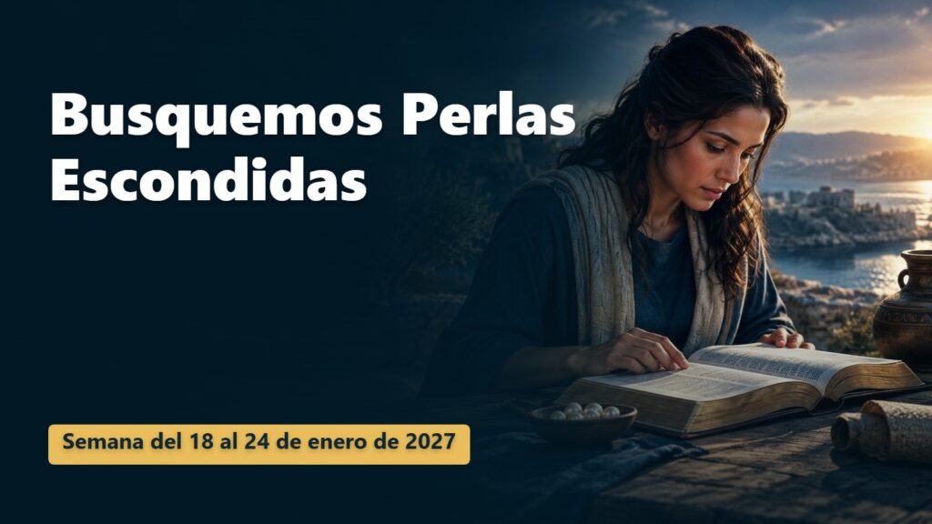 Busquemos Perlas Escondidas para la semana del 18 al 24 de enero de 2027