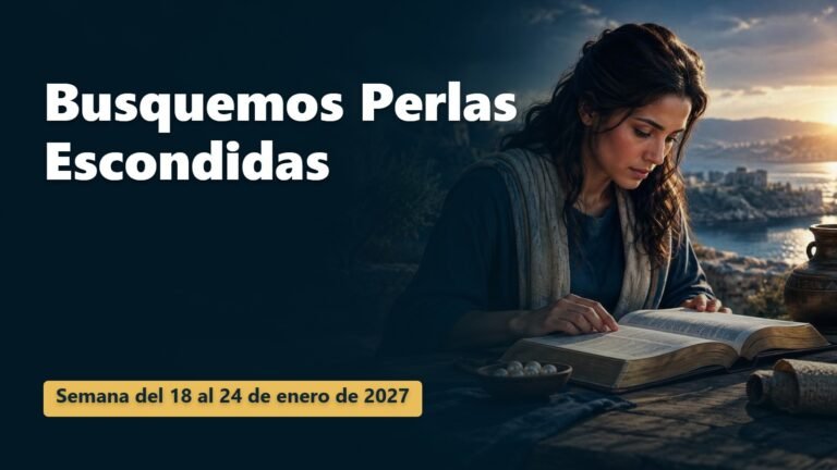 Busquemos Perlas Escondidas para la semana del 18 al 24 de enero de 2027