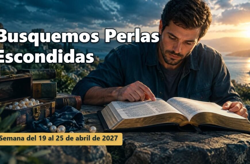 Busquemos Perlas Escondidas para la semana del 19 al 25 de abril de 2027