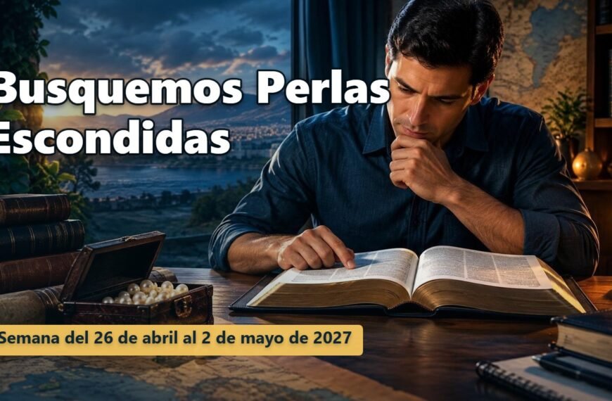 Busquemos Perlas Escondidas para la semana del 26 de abril al 2 de mayo de 2027
