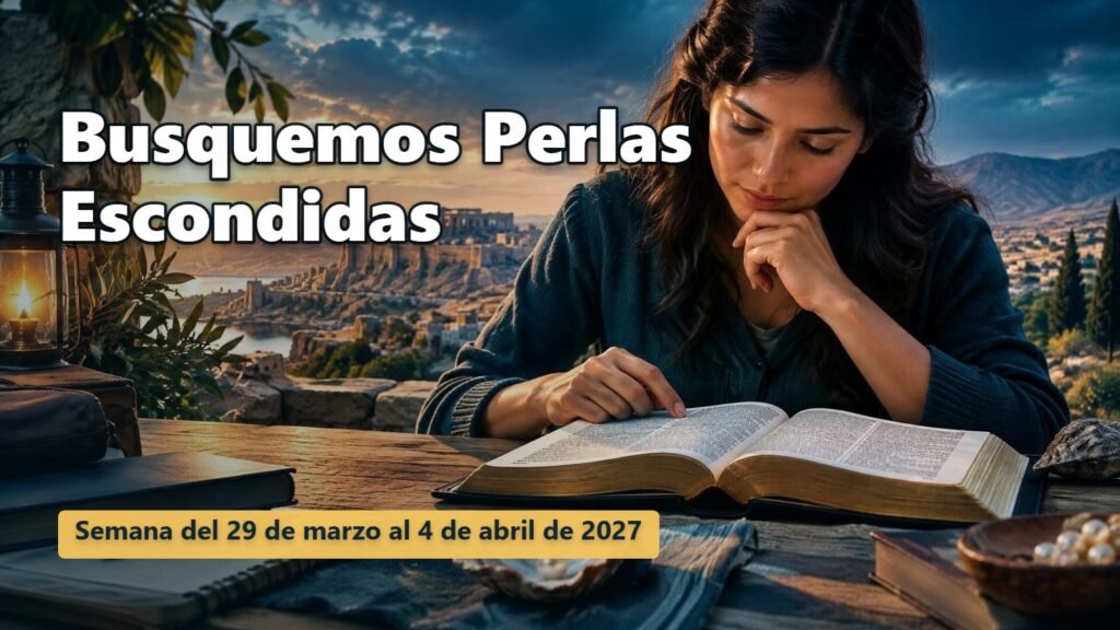 Busquemos Perlas Escondidas para la semana del 29 de marzo al 4 de abril de 2027