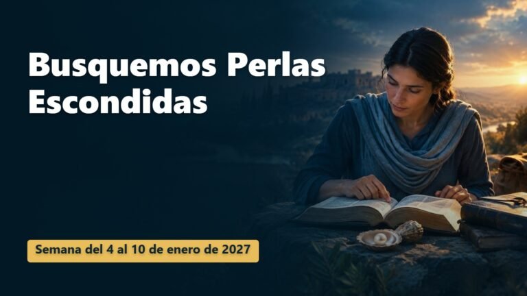 Busquemos Perlas Escondidas para la semana del 4 al 10 de enero de 2027
