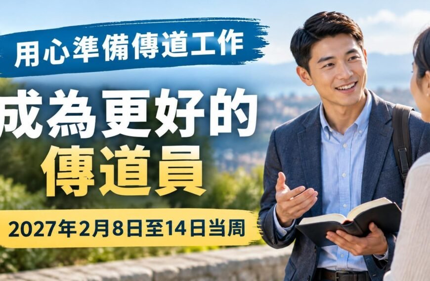 2027年2月8日至14日這一週的成為更好的傳道員