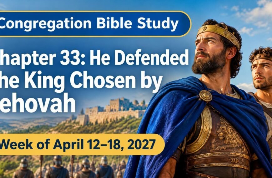 Congregation Bible Study for the Week of April 12-18, 2027