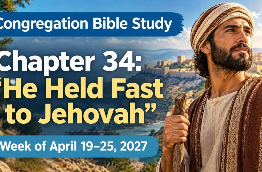 Congregation Bible Study for the Week of April 19-25, 2027