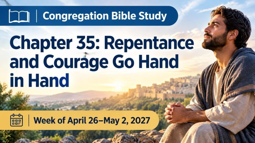 Congregation Bible Study for the Week of April 26 to May 2, 2027