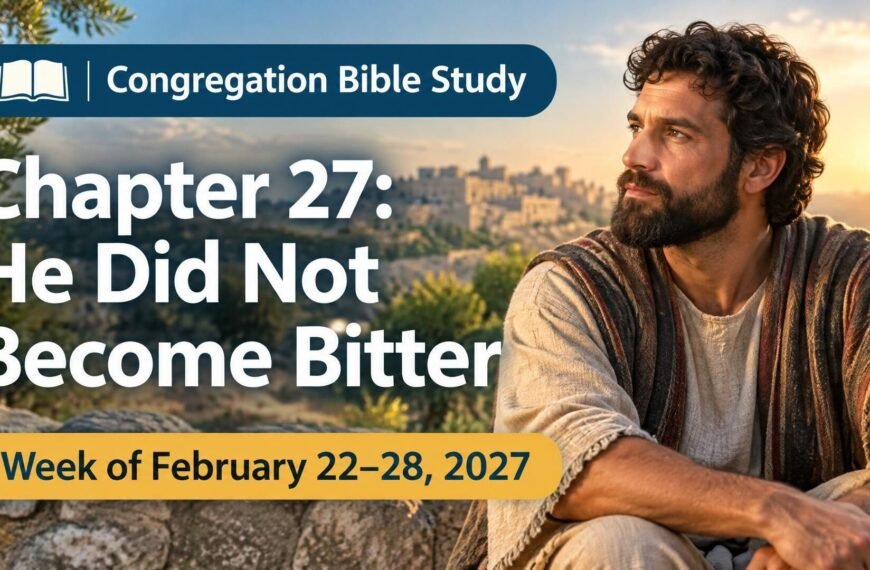 Congregation Bible Study for the Week of February 22-28, 2027