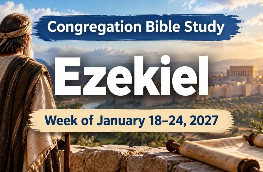 Congregation Bible Study for the Week of January 18-24, 2027