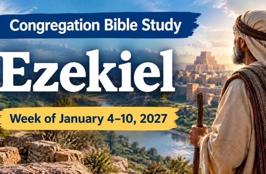 Congregation Bible Study for the Week of January 4-10, 2027