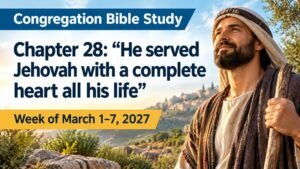 Congregation Bible Study for the Week of March 1-7, 2027
