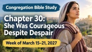 Congregation Bible Study for the Week of March 15-21, 2027