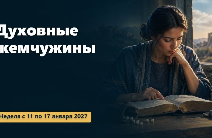 Духовные жемчужины Духовные жемчужины на неделю с 11 по 17 января 2027 года