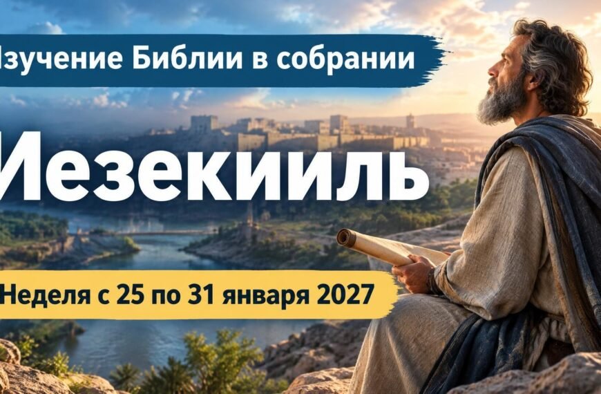 Изучение Библии в собрании Изучение Библии в собрании на неделю с 25 по 31 января 2027 года