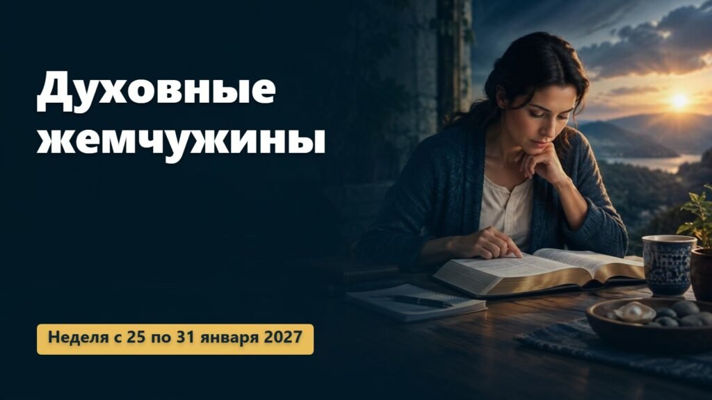 Духовные жемчужины на неделю с 25 по 31 января 2027 года