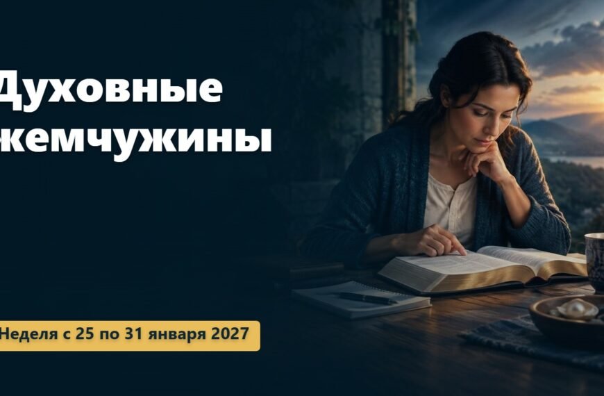 Духовные жемчужины на неделю с 25 по 31 января 2027 года