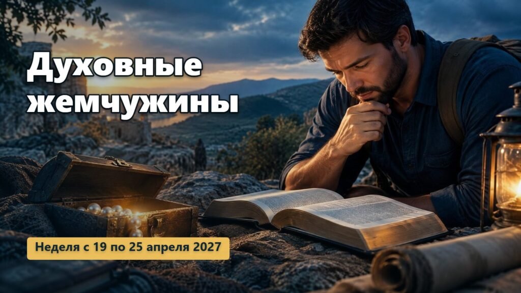 Духовные жемчужины на неделю с 19 по 25 апреля 2027 года Духовные жемчужины на неделю с 19 по 25 апреля 2027 года
