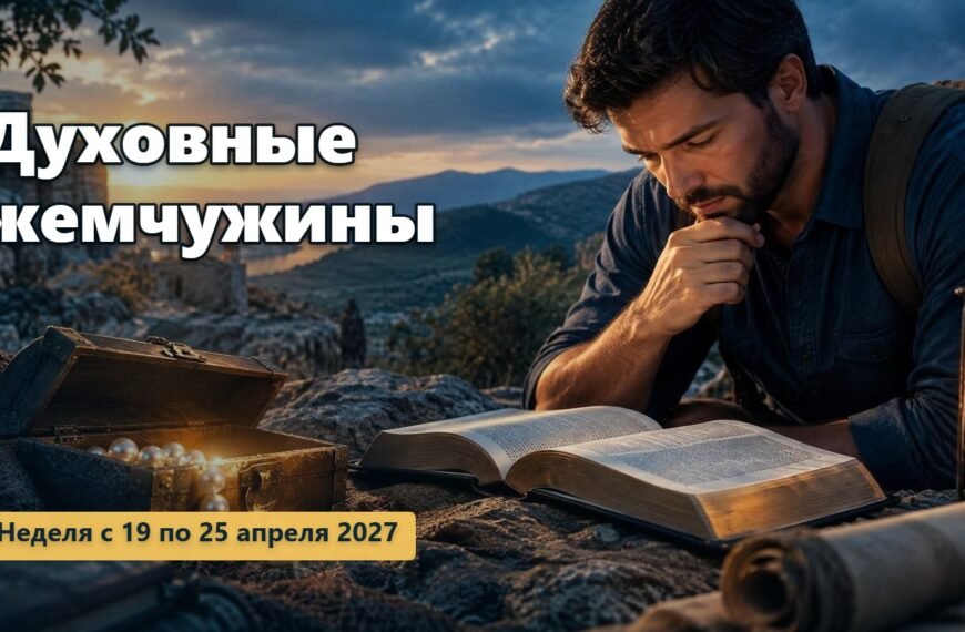 Комментарии к встрече Свидетелей Иеговы Духовные жемчужины на неделю с 19 по 25 апреля 2027 года