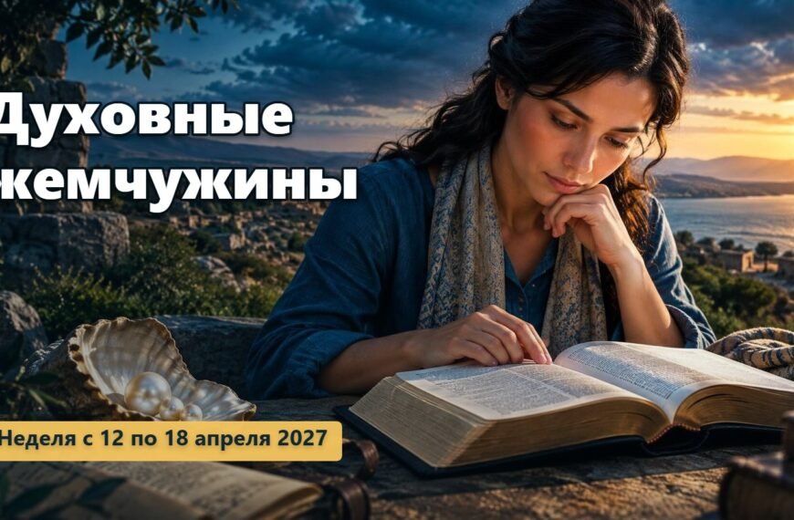 Комментарии к встрече Свидетелей Иеговы Духовные жемчужины на неделю с 12 по 18 апреля 2027 года