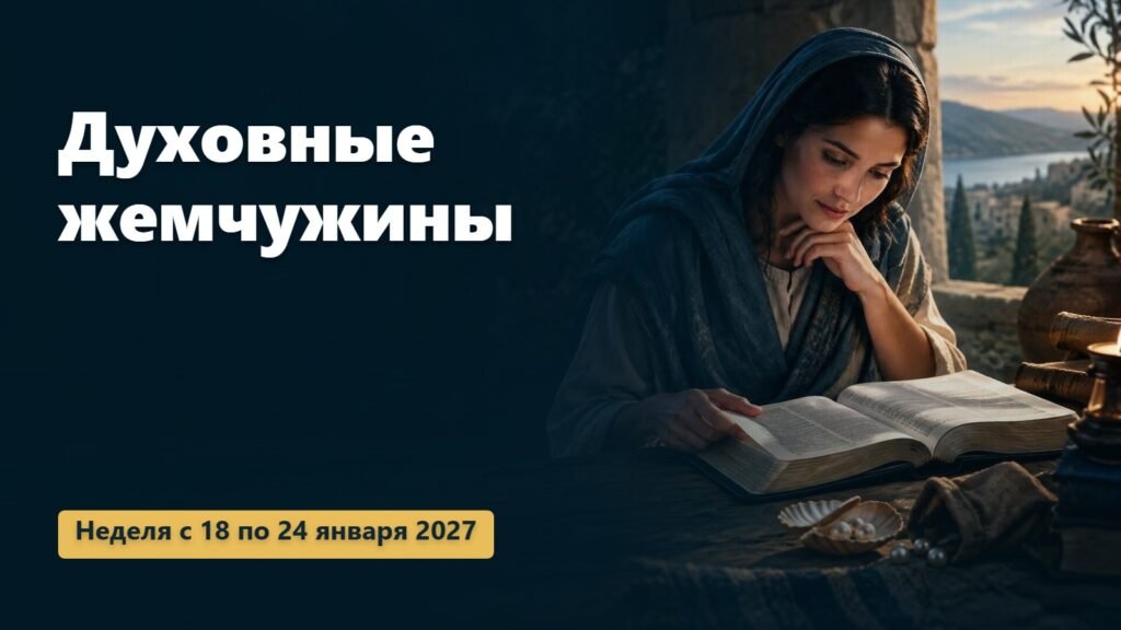 Духовные жемчужины на неделю с 18 по 24 января 2027 года