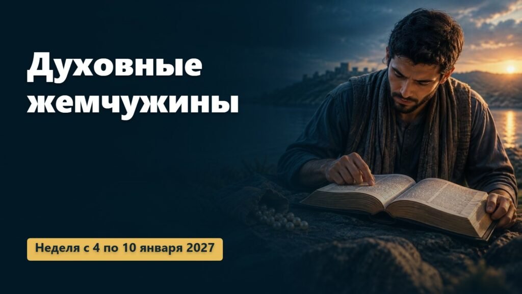 Духовные жемчужины на неделю с 4 по 10 января 2027 года