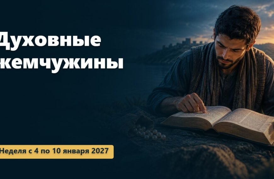 Духовные жемчужины на неделю с 4 по 10 января 2027 года